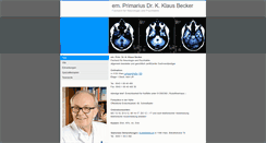 Desktop Screenshot of neurobecker.at