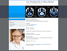 Tablet Screenshot of neurobecker.at